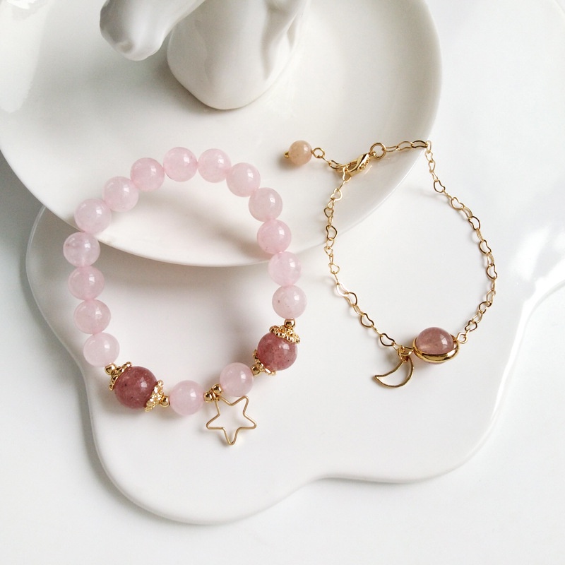Vòng tay lắc tay nữ Pinky Moon & Star Mee Store