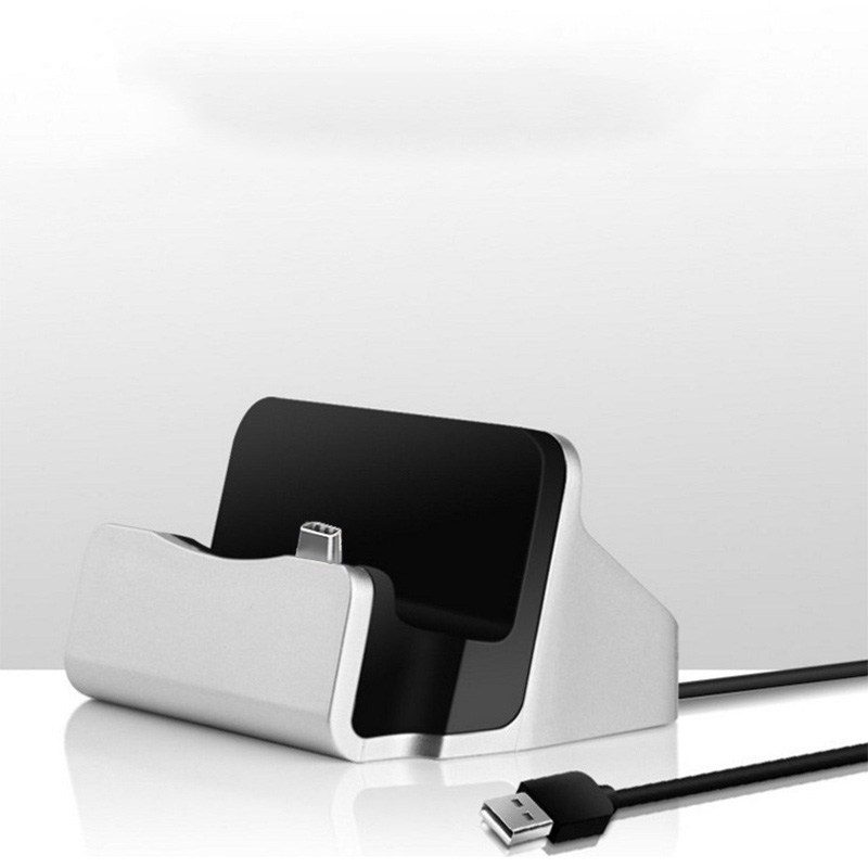 Bộ đế sạc kèm cáp type C tiện lợi cho điện thoại Android