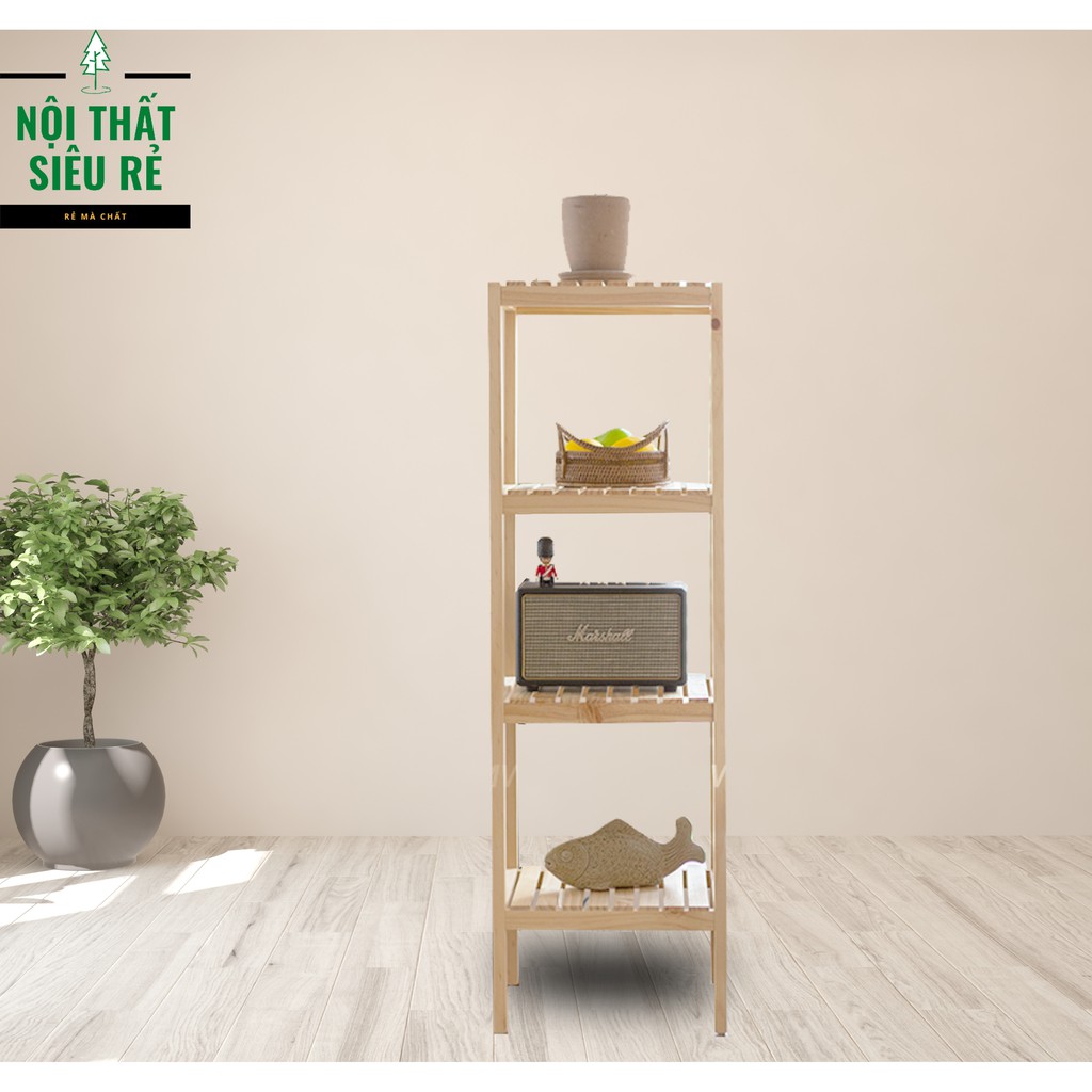 KỆ GỖ ĐA NĂNG 4 TẦNG - SHELF 4F