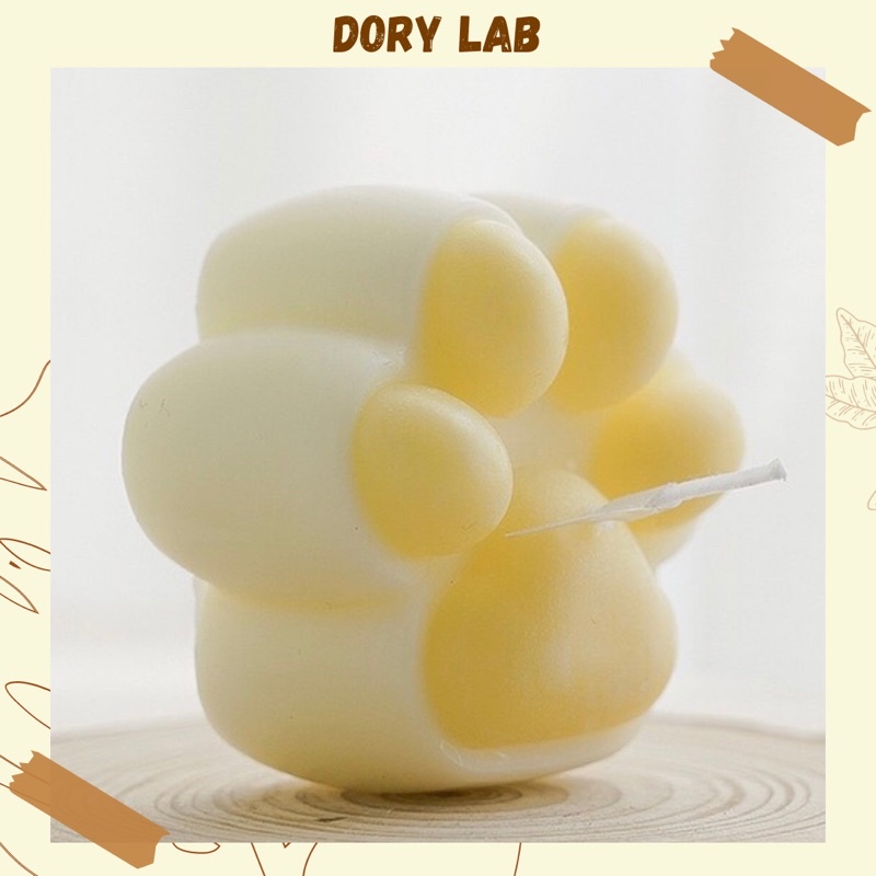 Nến Thơm Chân Mèo Cute Không Khói, Decor Chụp Ảnh - Dory Lab