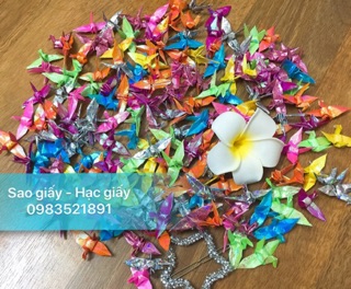HẠC GIẤY NHŨ ÓNG ÁNH - 100 CON