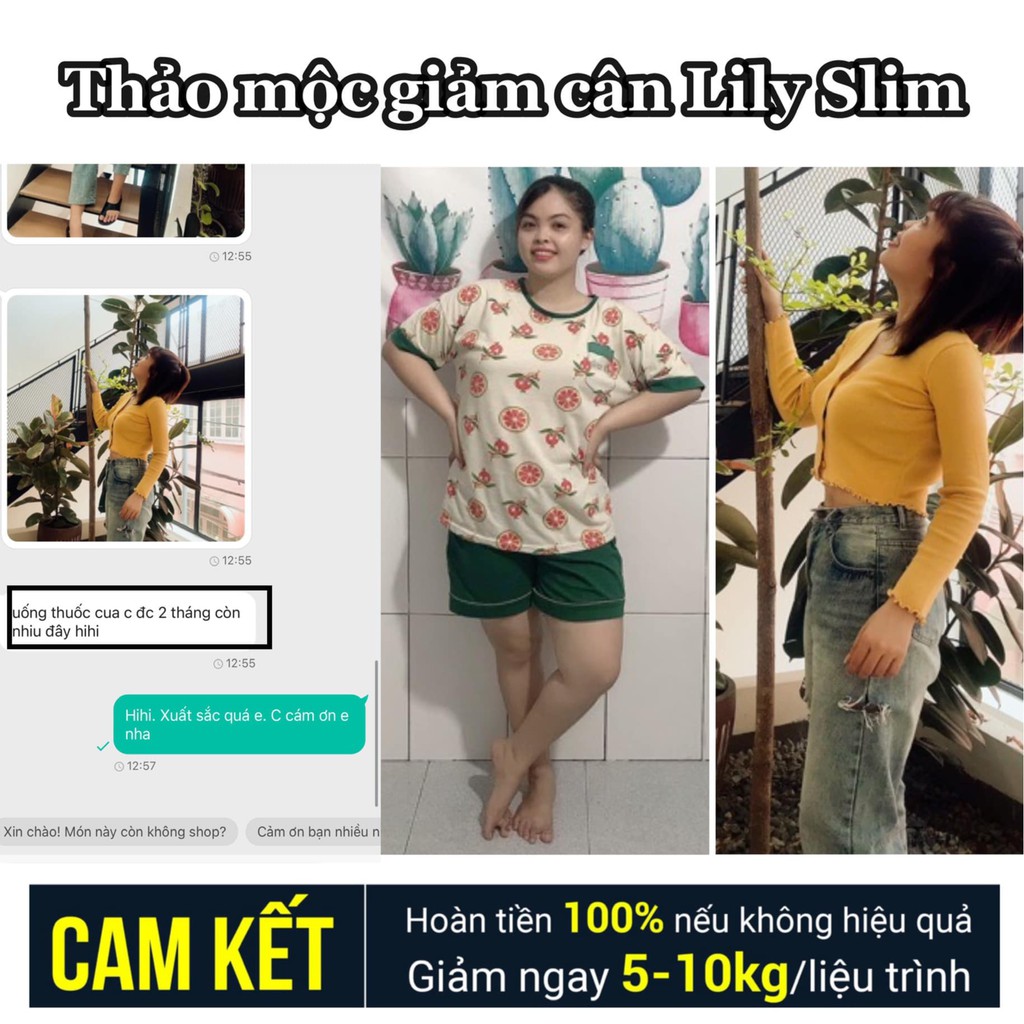 Thuốc Giảm Cân Lily Slim Hộp 30 Viên Hỗ Trợ Giảm 3-10Kg Không Tác Dụng Phụ