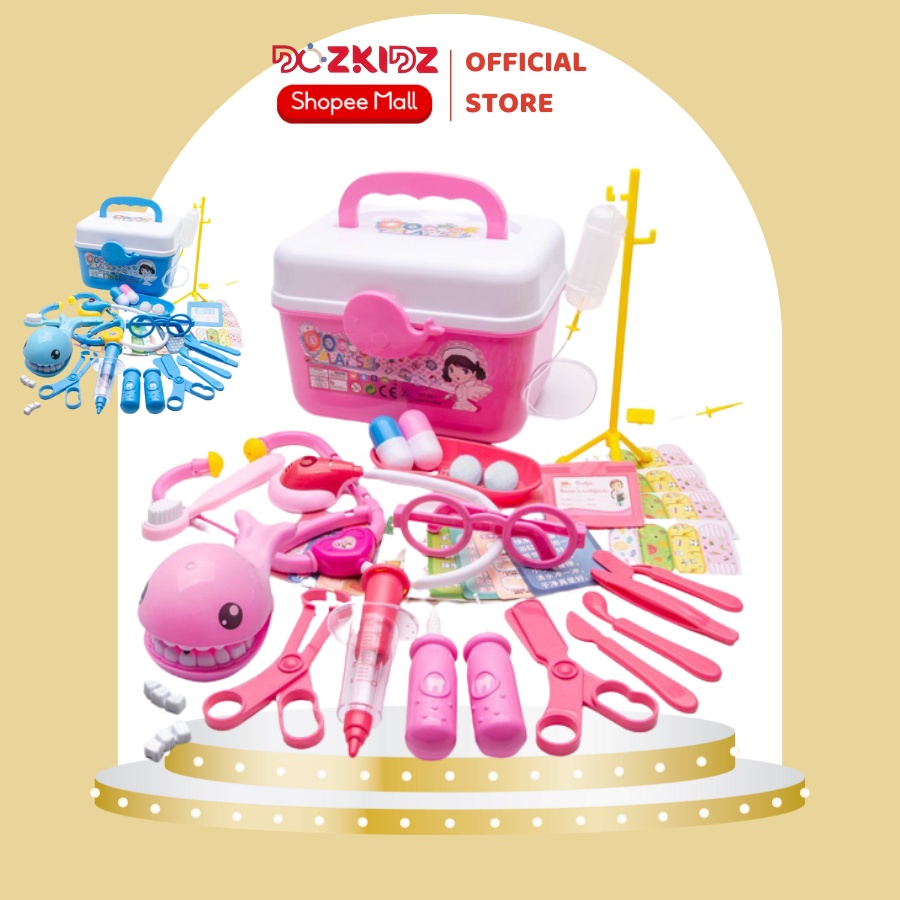 Đồ chơi bác sĩ nha khoa 33 chi tiết cho bé từ 2 tuổi trở lên - DOZKIDZ