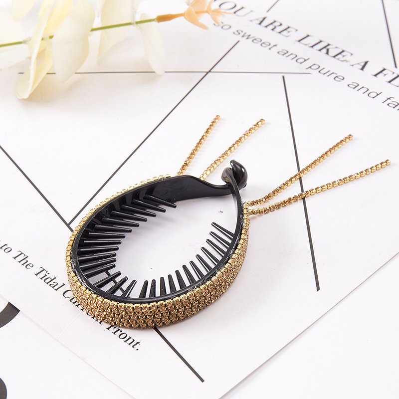 Kẹp tóc đính đá sang trọng thời trang dành cho nữ