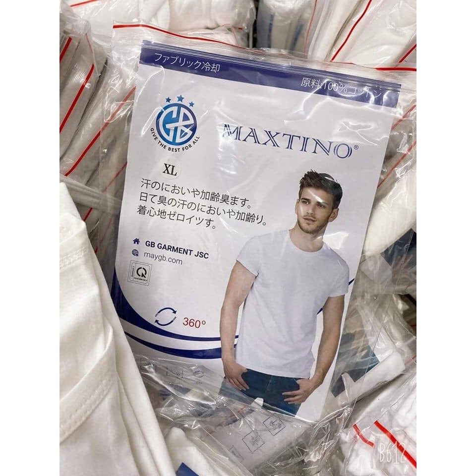 Áo Ba Lỗ, Áo Lót Nam Maxtino Màu Trắng 100% Cotton, Loại Cộc Tay/Ba Lỗ Hàng Xuất Nhật