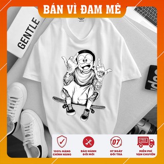 Áo phông ngắn tay Nobita cực chất với 100% cotton cùng 2 màu áo đen và trắng