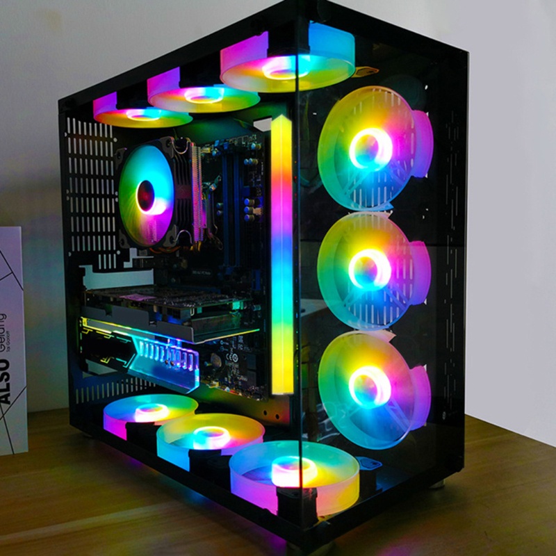 Thanh Đèn LED RGB Hai Mặt Bằng Nhôm Màu Sắc Thương Hiệu NAMA Coolmoon