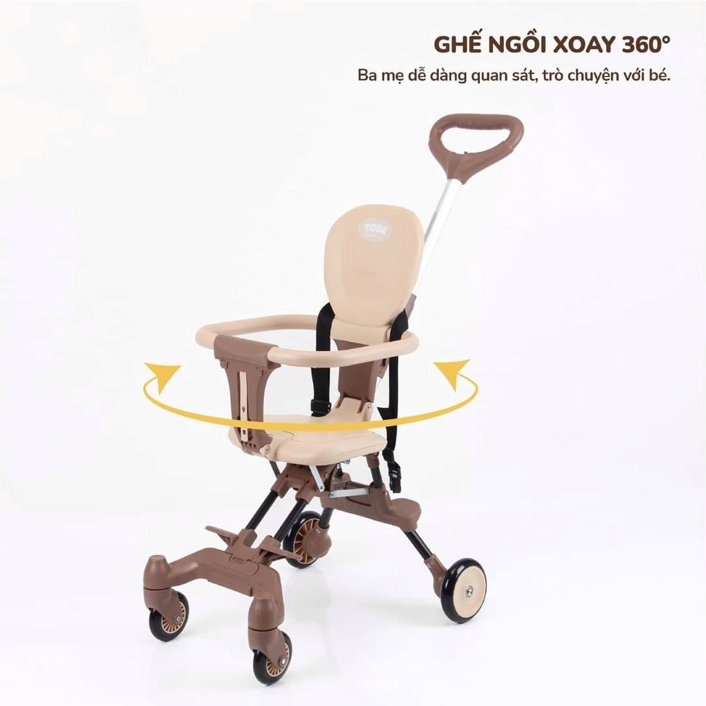 Xe đẩy gấp gọn siêu nhẹ Tobe Olwen