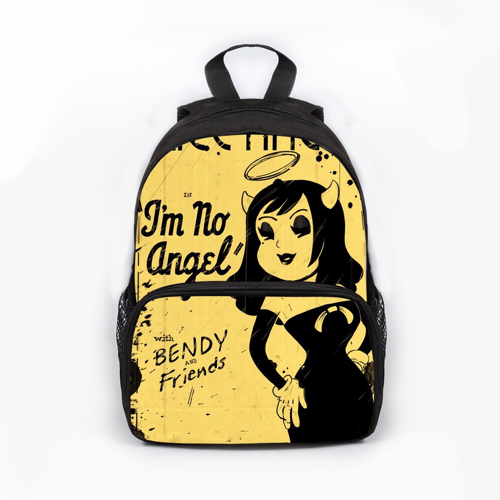 2022 Bendy and the Ink Machine Backpack Kids Pupils Scholbag Travel Bag Bookbag kid gift