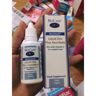 KẼM DẠNG NƯỚC BIOCARE - UK CHO TRẺ