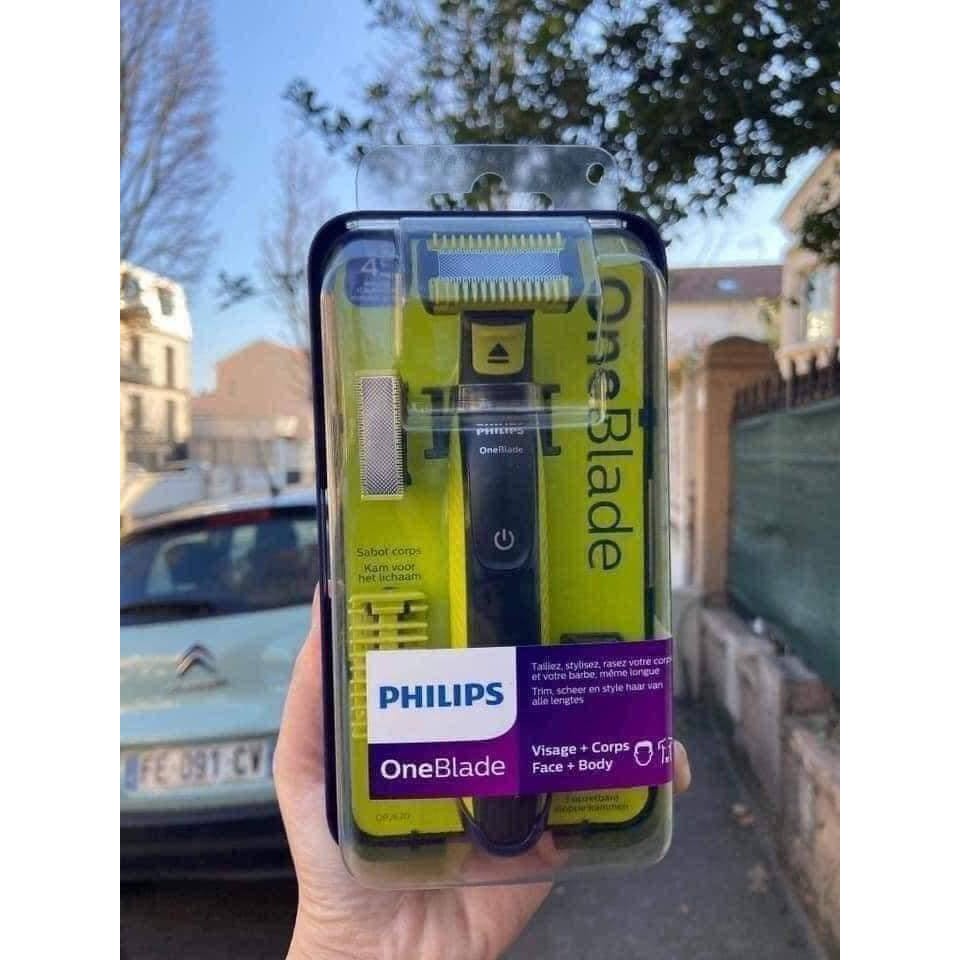 MÁY CẠO RÂU VÀ LÔNG CƠ THỂ PHILIPS ONE BLADE QP2620/20