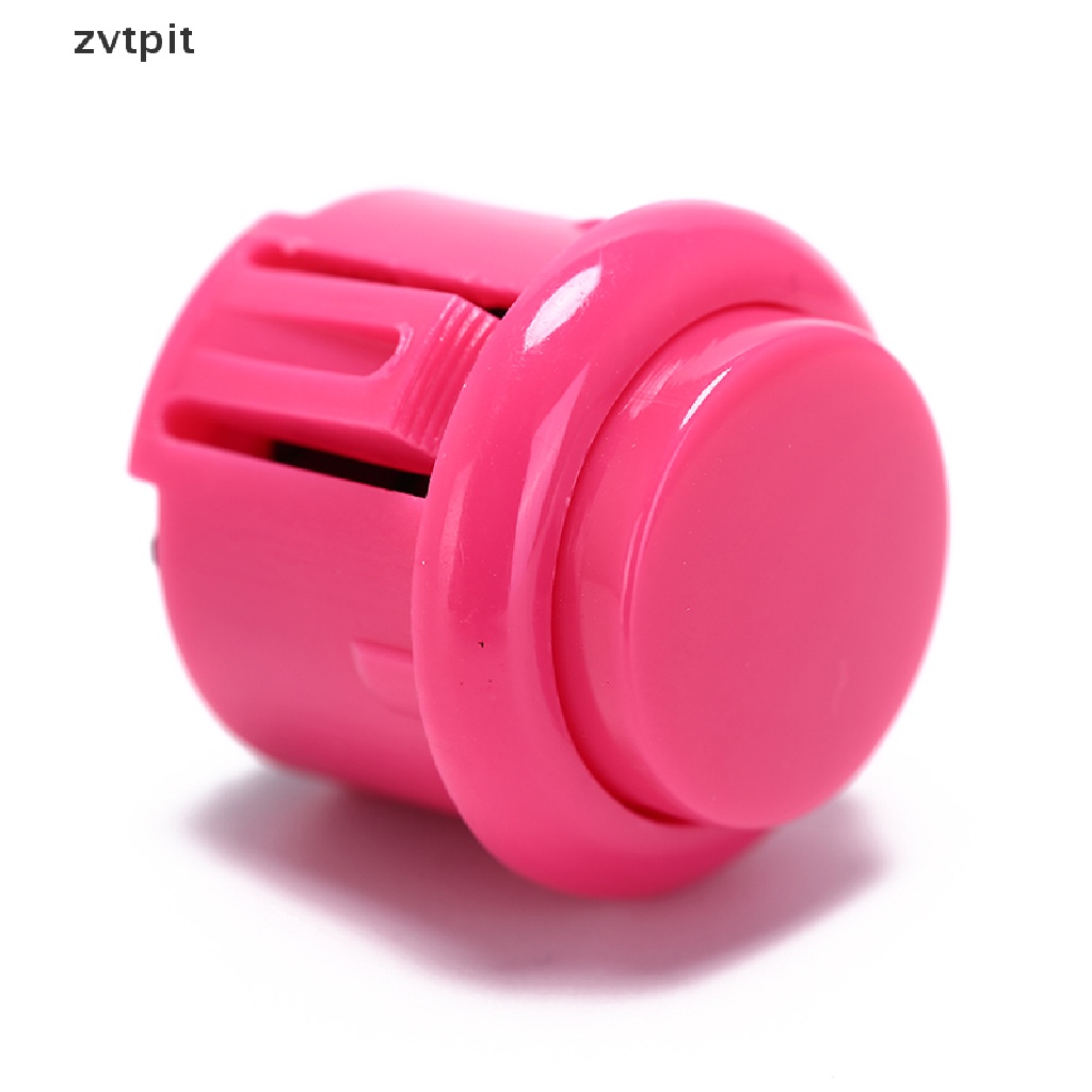 [ZVPT] 10pcs 24Mm push buttons replace for arcade button games parts of 7 colors DSF