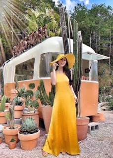 ĐẦM MAXI CỔ YẾM HỞ LƯNG (KÈM VIDEO HÌNH THẬT)