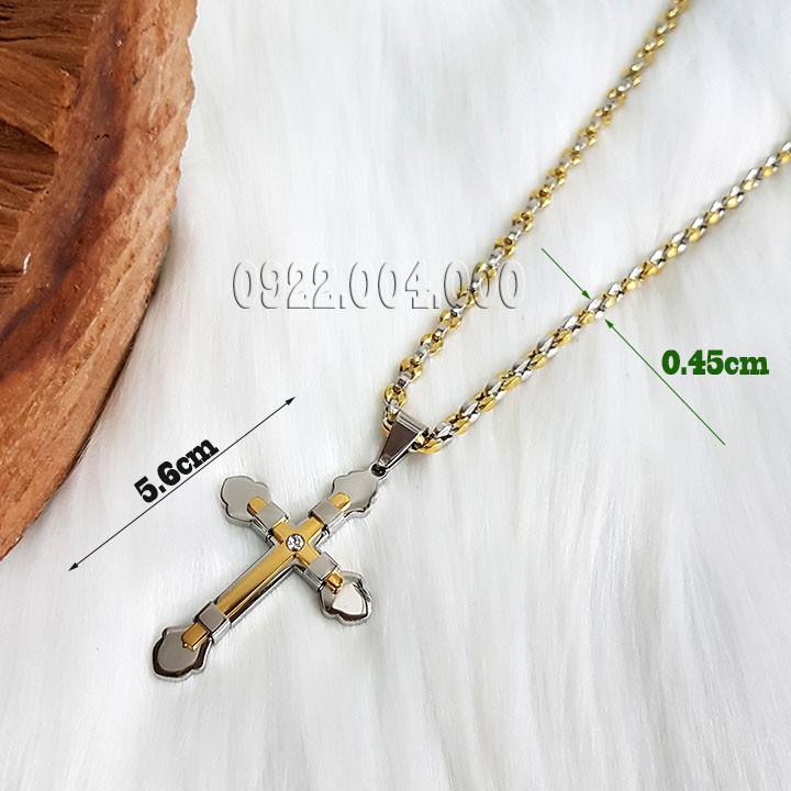 Dây chuyền thánh giá, dây chuyền nam MZ1620