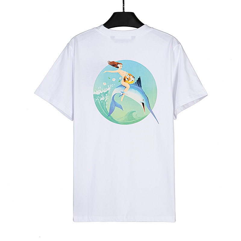 Áo Thun Cotton Tay Ngắn Dáng Rộng Plus Size Unisex