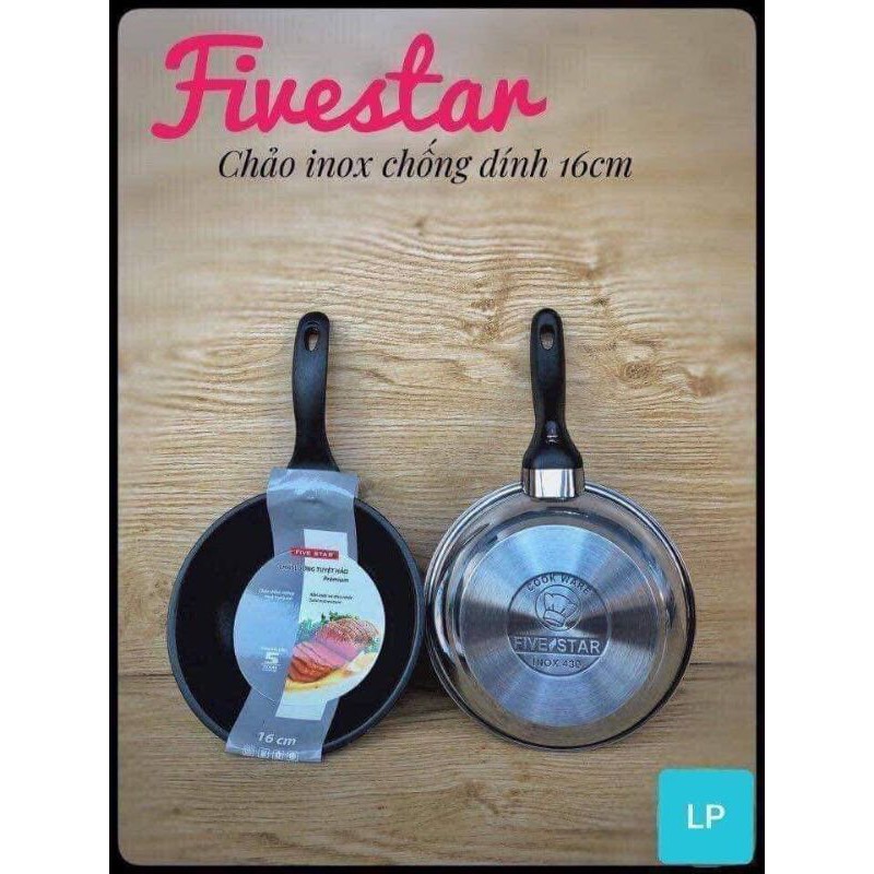 Chảo Inox Fivestar 16cm