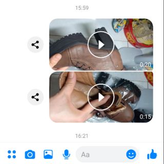 Giầy bốt gửi Phạm gia kiên 570k