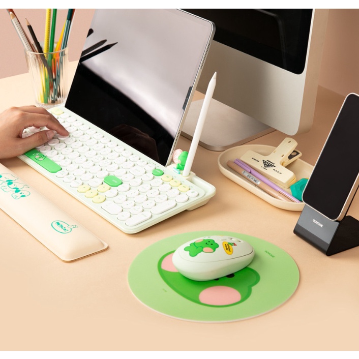 LINE FRIENDS Miếng Lót Chuột Mini Họa Tiết Dễ Thương Bắt Mắt