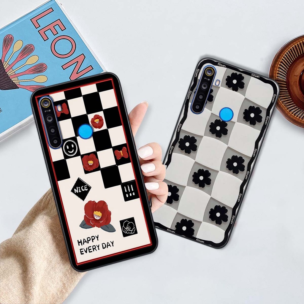 Ốp Realme 5 / 5 Pro / C3 in hình trái tim, caro kẹo ngọt đầy cá tính siêu đẹp siêu chất