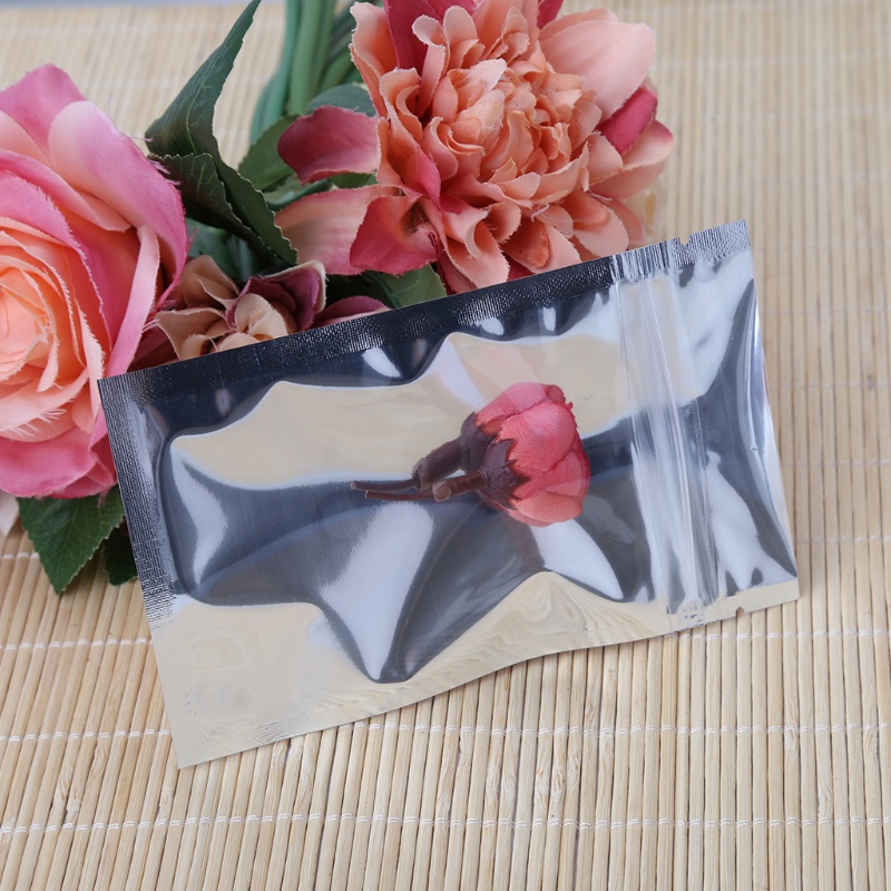 Set 50 Túi Lá Nhôm Bạc 8.5x14cm Chống Rò Rỉ Tiện Dụng