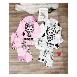 Đồ Bộ Pijama ⚡️ FREE SHIP ⚡️ Đồ bộ mặc nhà Satin Quảng Châu
