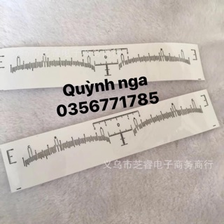 Thước dán dùng 1 lần đo lông mày combo 10 cái