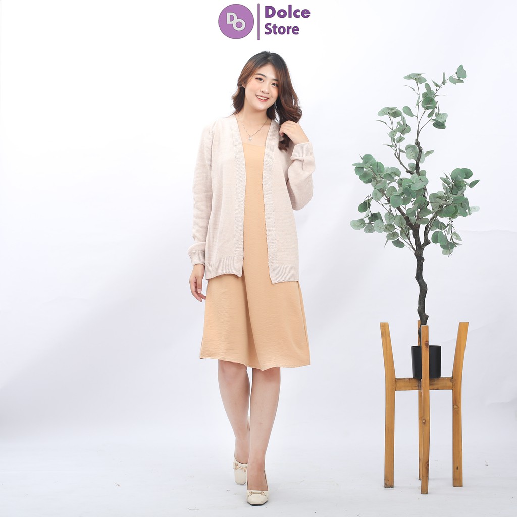 Áo khoác len Cadigan mùa đông dày, không cúc - Dolce | BigBuy360 - bigbuy360.vn