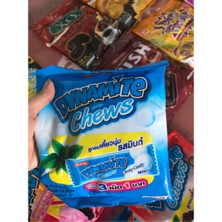 Kẹo Dynamite Chews bạc hà Thái Lan 25 viên
