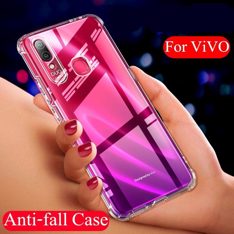 Ốp điện thoại trong suốt dành cho VIVO U10 Y15 Y17 V15 X27 V11 Pro V11i IQoo Y91 Y95 Y91i Y93 Y81 Y85 Y79 Y75 Y71