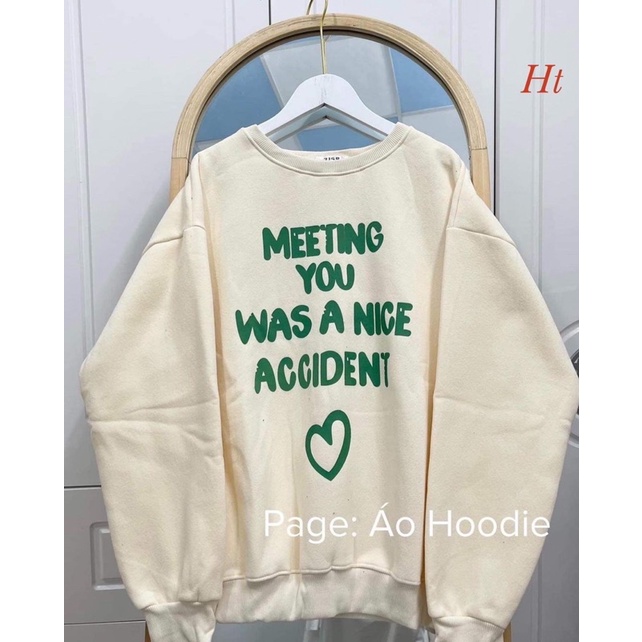 Áo sweater cotton Meeting H2A877