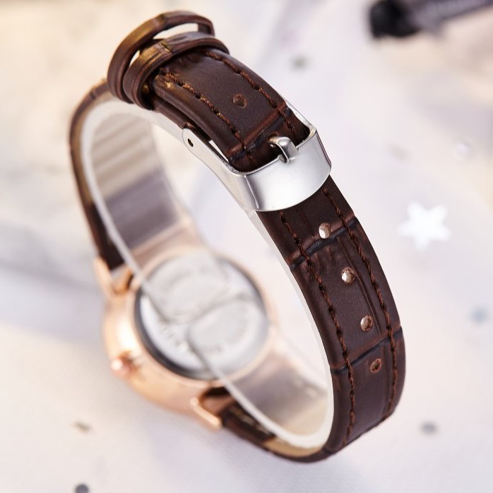 Đồng hồ thời trang nam nữ KASIQI chính hãng, dây da đeo êm tay, mặt số dể xem giờ ( Mã: AKSQ01 ) | BigBuy360 - bigbuy360.vn