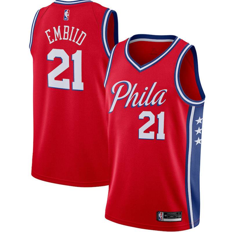 Áo Thun Thể Thao Số 76 NBA Jersey 2022 Phiên Bản Cổ Điển