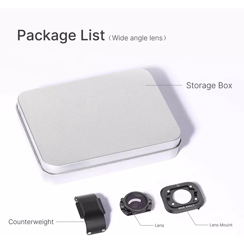 ULANZI DR-09 Wide Angle Lens / DR-10 1.33x Anamorphic Lens - HÀNG CHÍNH HÃNG - Lens dành cho DJI Mavic 2 Pro