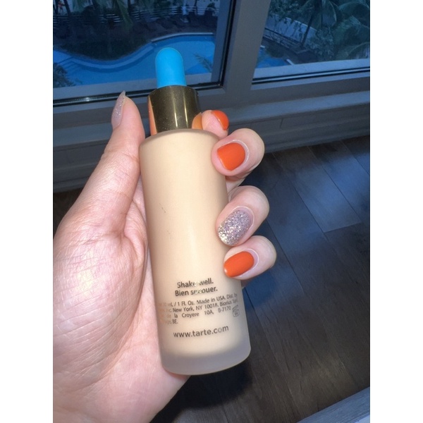 Có bill🇺🇸 Kem nền mỏng nhẹ chống nắng Tarte Rain Forest Of The Sea SPF15 water foundation 27s