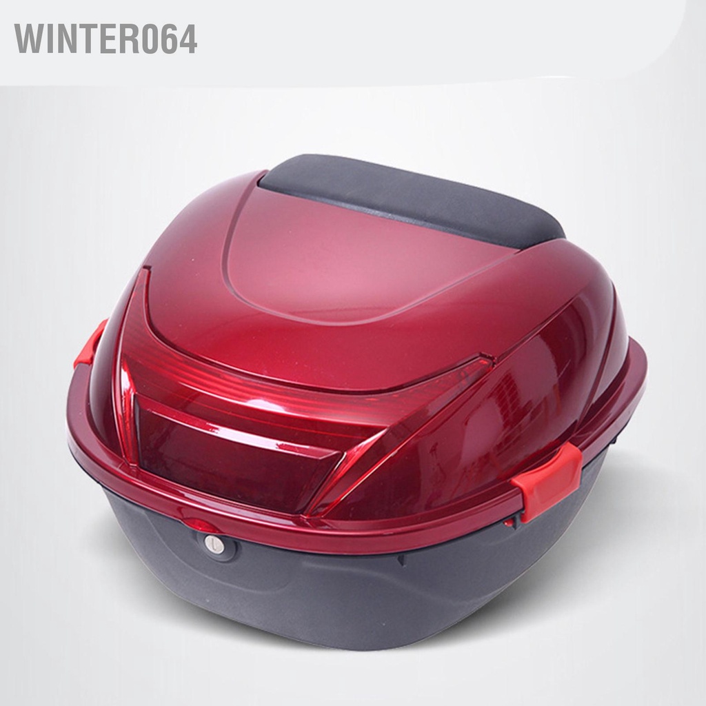 Hộp sau xe máy Mũ bảo hiểm đựng hành lý trên cùng Dung tích lớn Phổ biến cho Điện thoại Winter064