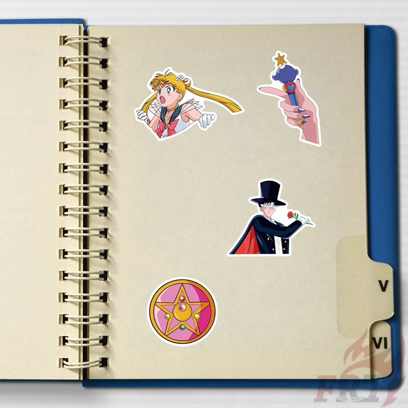 ❉ Sailor Moon - Series 04 Anime Stickers ❉ 50Pcs/Set DIY Fashion Luggage Laptop Skateboard Doodle Stickers
