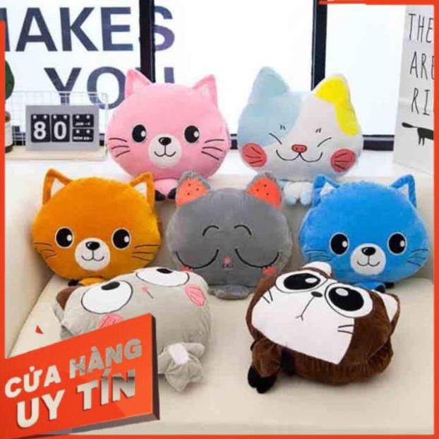 Bộ chăn gối văn phòng hình thú siêu ngộ nghĩnh