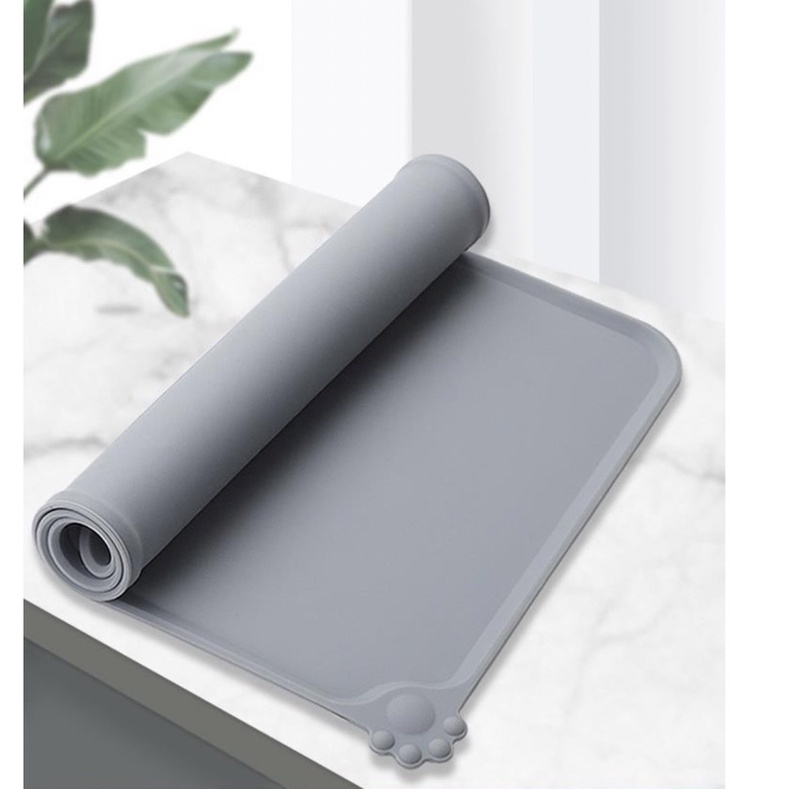 Thảm lót chống văng thức ăn silicon cho cún mèo