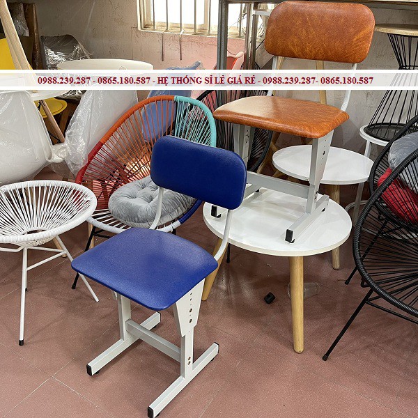 Ghế học sinh tăng chỉnh chiều cao chính hãng Xuân Hòa - Ghế ngồi học nâng cao hạ thấp
