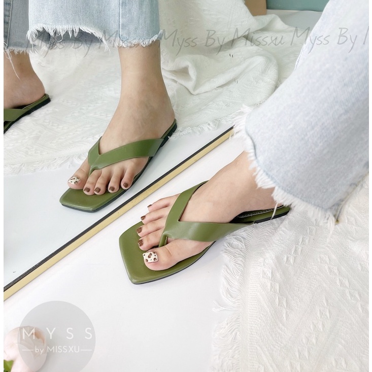 Dép kẹp nữ 1cm bệt thời trang MYSS - DE92