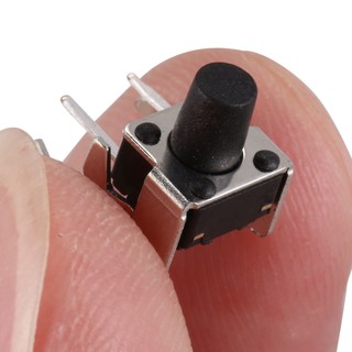 20 Pcs Momentary Right Angle Tactile Tact Push Button Switch 6x6x8mm