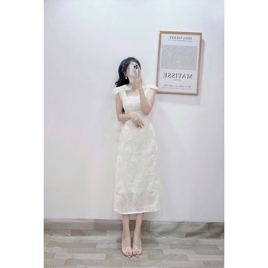 Đầm Ren Bông Hoa Dây