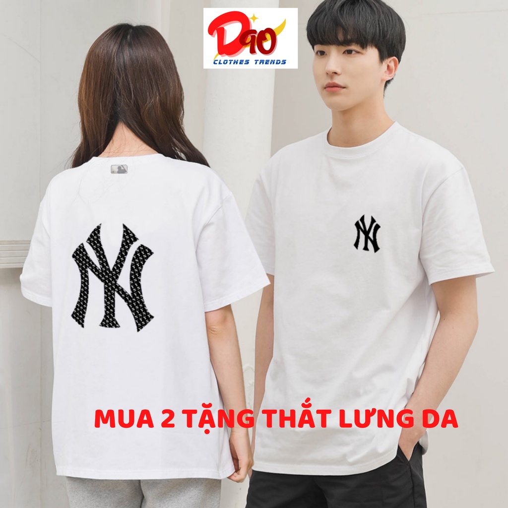 Áo thun nam – Áo phông nữ UNISEX 100% Cotton chất lượng cao in hình NY thiết kế trẻ trung năng động