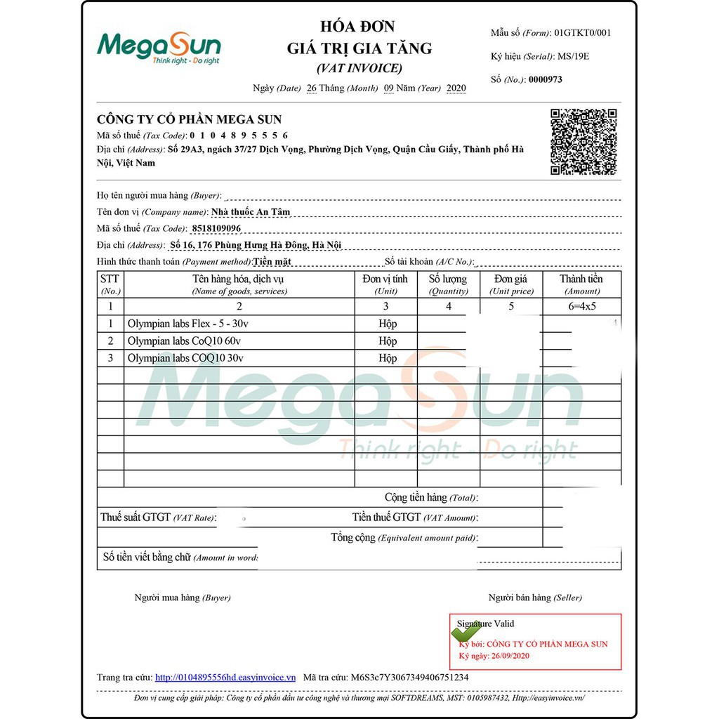 Viên uống Olympian Labs CoQ10 100mg chăm sóc sức khỏe tim mạch hộp 60 viên - NT113