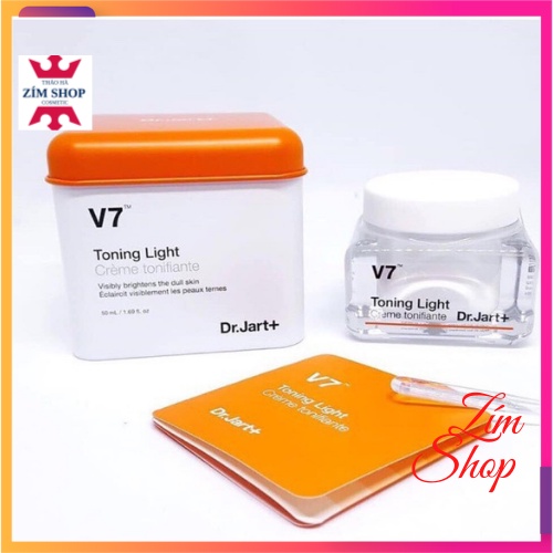 Kem Dưỡng Trắng Da V7 Toning Light Dr.Jart+ - Hàn Quốc 50ml