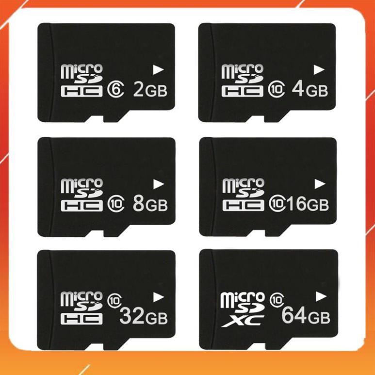[ CHÍNH HÃNG ] Thẻ nhớ MicroSD Class 10 Tốc độ cao (Đen) 2GB/4GB/8GB/16GB/32GB/64GB, hàng chính hãng chất lượng cao | BigBuy360 - bigbuy360.vn