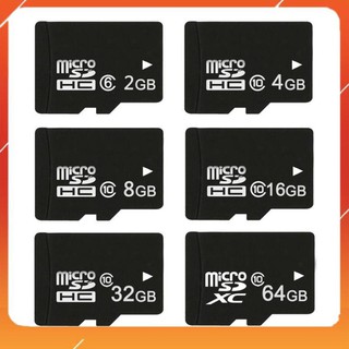 [ CHÍNH HÃNG ] Thẻ nhớ MicroSD Class 10 Tốc độ cao (Đen) 2GB/4GB/8GB/16GB/32GB/64GB, hàng chính hãng chất lượng cao