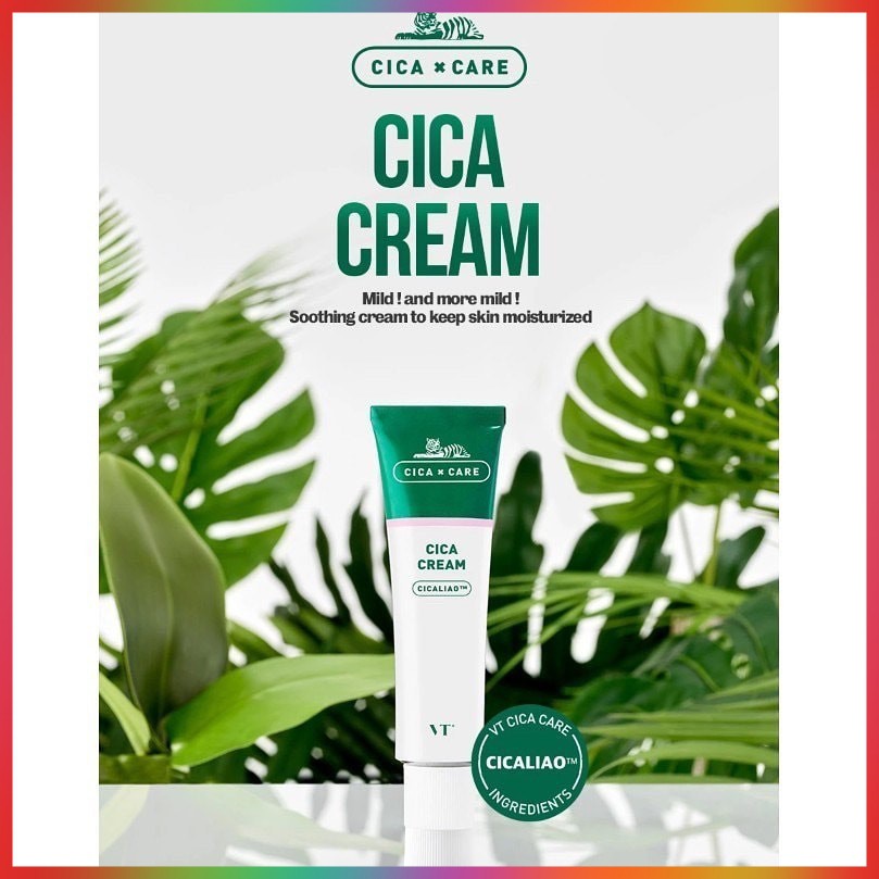 Kem dưỡng ẩm và làm dịu da VT Cica Cream Centella rau má PICKO