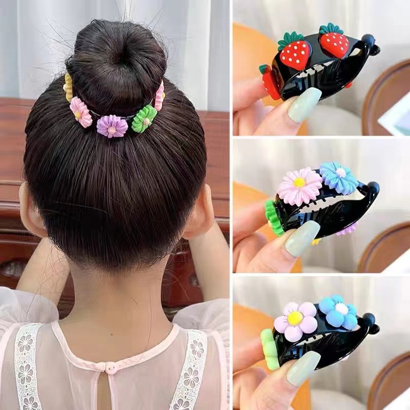 Kẹp Tóc Đuôi Ngựa Tiện Lợi Xinh Xắn Dành Cho Bé Gái