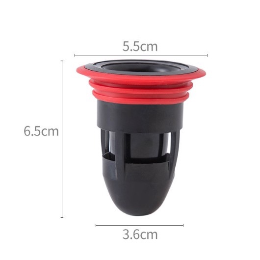 Ống thoát nước lọc rác nhà tắm chống mùi hiệu quả, lõi lọc rác ống thoát nước thông minh chống tắc nghẽn đường ống nước